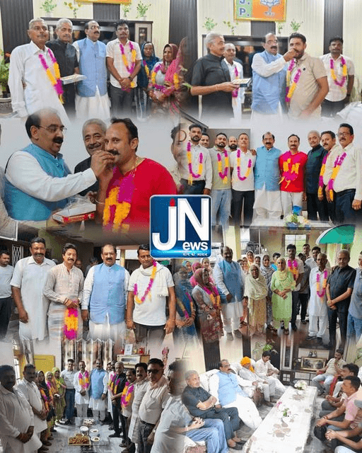 पठानकोट में चूने गए सरपंच और पंचों को विधायक अश्विनी शर्मा जी ने किया सम्मानित