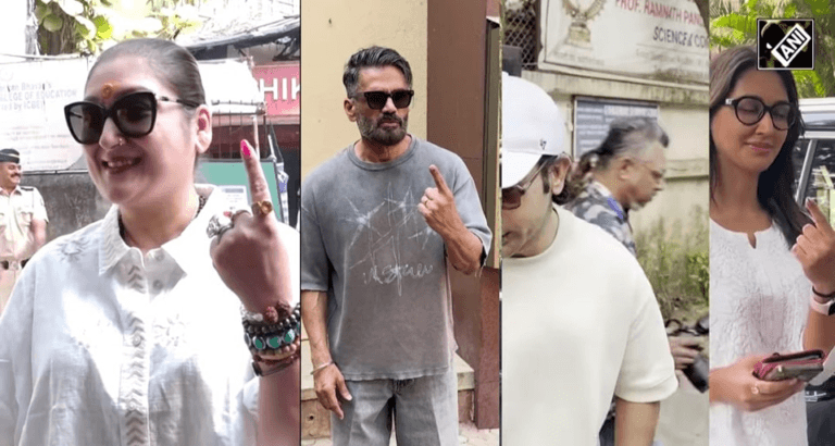 महाराष्ट्र चुनाव 2024 में वोट डालने पहुंचे बॉलिवुड स्टार।