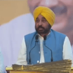 ਡੇਰਾ ਬਾਬਾ ਨਾਨਕ ਹਲਕੇ ਲਈ ਚੋਣ ਪ੍ਰਚਾਰ ਜਨਸਭਾ ਦੌਰਾਨ ਪਿੰਡ ਅਗਵਾਨ ਵਿਖੇ ਜਨਸਭਾ ਨੂੰ ਸੰਬੋਧਿਤ ਕਰਦੇ ਹੋਏ CM ਭਗਵੰਤ ਸਿੰਘ ਮਾਨ ਅਤੇ ਅਰਵਿੰਦ ਕੇਜਰੀਵਾਲ।