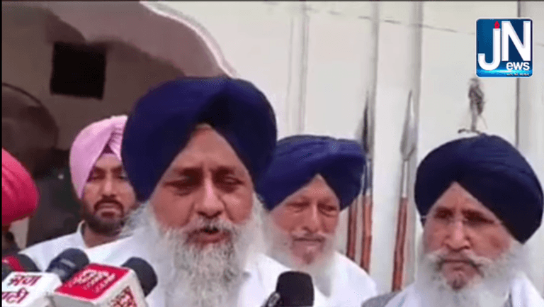 ਤਨਖਾਹੀਆ ਐਲਾਨੇ ਜਾਣ ਮਗਰੋਂ ਸੁਖਬੀਰ ਬਾਦਲ ਦਾ ਪਹਿਲਾ ਬਿਆਨ