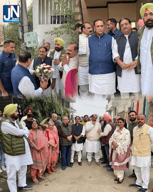 गुजरात के पूर्व मुख्यमंत्री एवं पंजाब भाजपा के प्रभारी विजय रुपाणी जी ने डेरा बाबा नानक ने किया चुनाव प्रचार