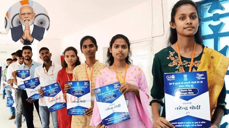 ‘रोजगार मेला’ के तहत सरकारी विभागों और संगठनों में चयनित 71,000 से अधिक कर्मियों