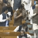 संसद के शीतकालीन सत्र में भाग लेने के लिए पीएम मोदी लोकसभा पहुंचे…!!