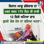 ਕਿਸਾਨ ਆਗੂ ਡਲੇਵਾਲ ਦਾ ਮਰਨ ਵਰਤ ਦਾ 17 ਵਾਂ ਦਿਨ ਹਾਲਾਤ ਨਾਜ਼ੁਕ