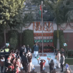 भाजपा के राष्ट्रीय अध्यक्ष श्री जे.पी.नड्डा ने 76वें Republic Day के अवसर पर नई दिल्ली में पार्टी मुख्यालय में राष्ट्रीय ध्वज फहराया।