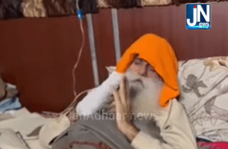 ਖਨੌਰੀ ਬਾਰਡਰ ਤੇ ਮਰਨ ਵਰਤ ’ਤੇ ਬੈਠੇ ਕਿਸਾਨ ਆਗੂ ਜਗਜੀਤ ਸਿੰਘ ਡੱਲੇਵਾਲ ਦਾ ਸੰਦੇਸ਼