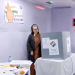 CPP चेयरपर्सन श्रीमती सोनिया गांधी ने नीरमन भवन जाकर अपना मतदान किया।