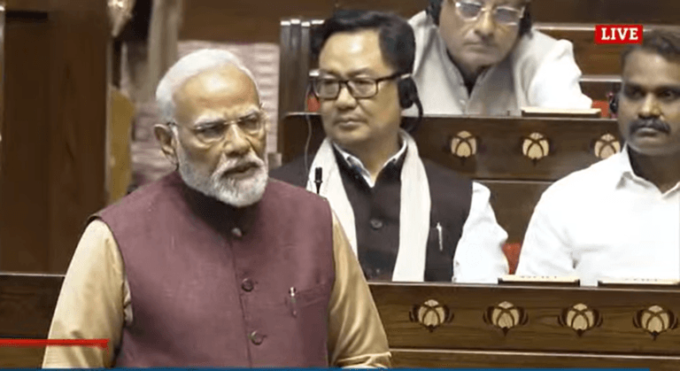 PM Shri Narendra Modi’s reply to the Motion of Thanks on the President’s address in Rajya Sabha.