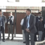 A team of Anti Corruption Bureau (ACB) arrives at the residence of AAP national convener Arvind Kejriwal