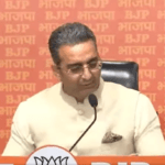 BJP National Spokesperson Shri Gaurav Bhatia addresses press conference at BJP Headquarters, New Delhi.