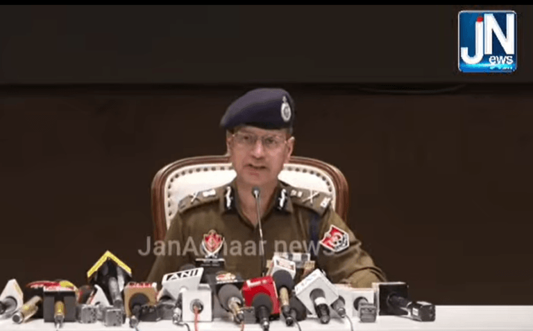 DGP Punjab Mr Gaurav Yadav, IPS, addressing a press conference…